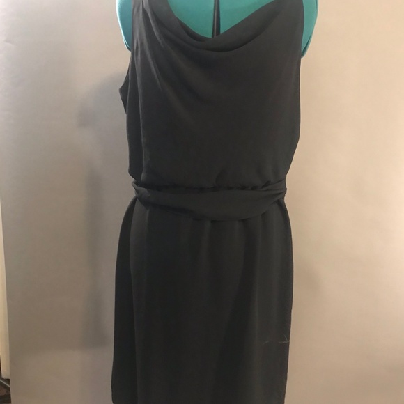 Theory Jaclyn Cocktail Dress Size 12 LBD Black - Picture 3 of 8